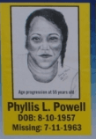 Phillis L. Powell Missing Person Poster